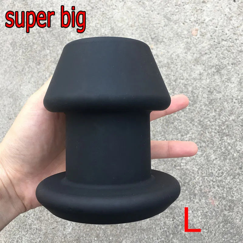 Huge Silicone Hollow Anal Plug 60-80mm