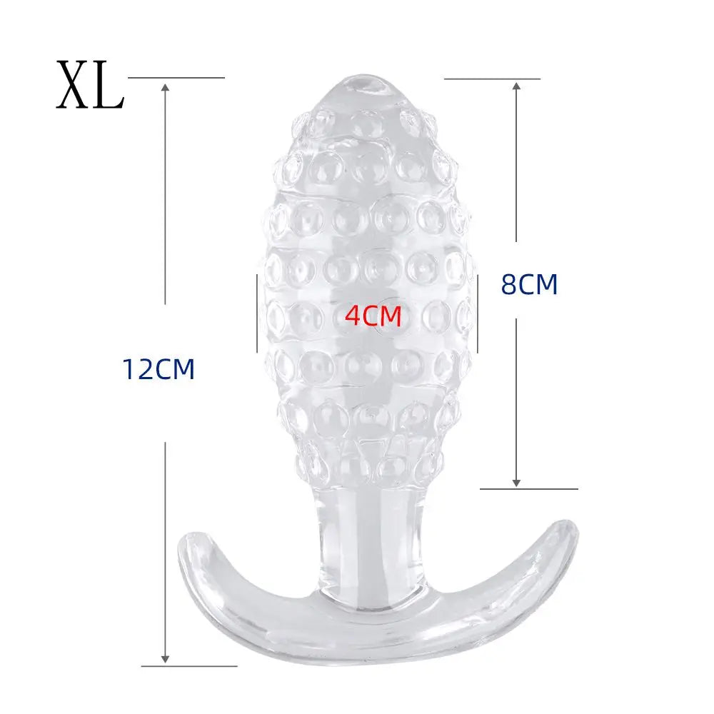 Pineapple Anal Plug Silicone Butt Plug 25-40mm