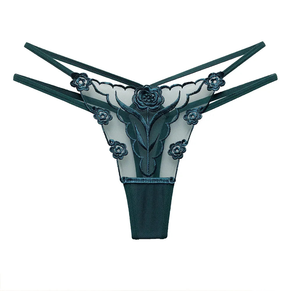 Low-Rise Lace G-String