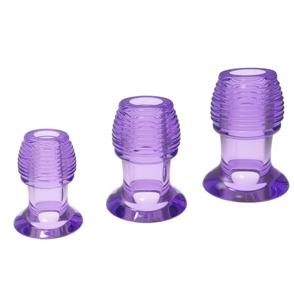 Hollow Butt Plug With Stopper 3 Sizes