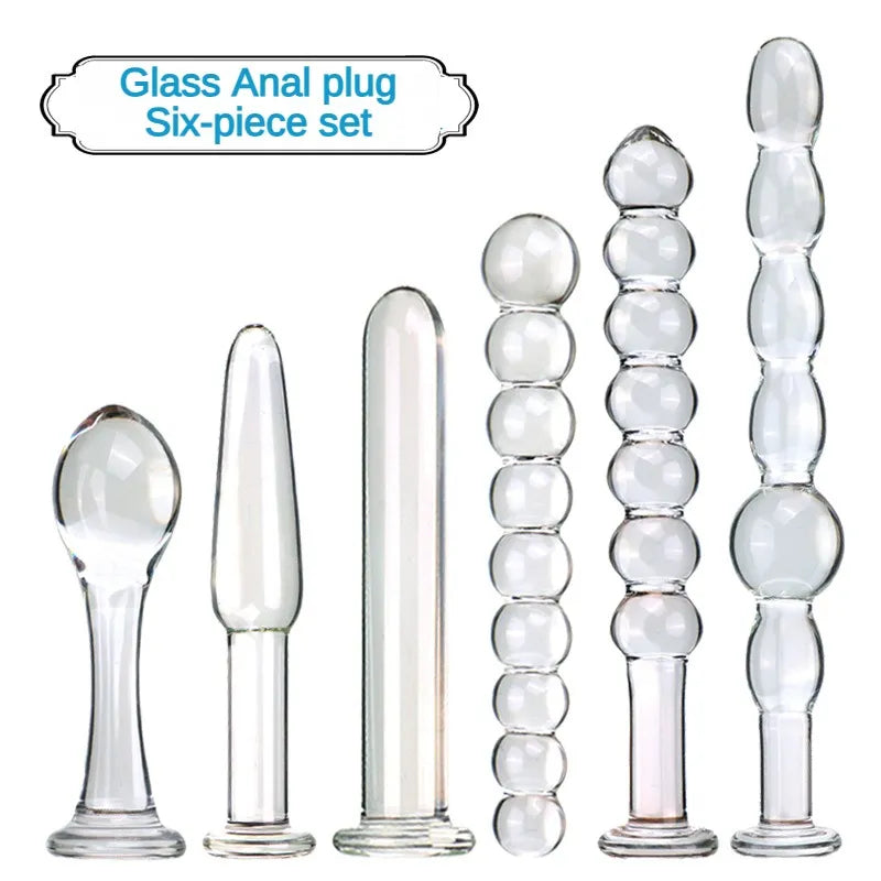 Glass Anal Plug Toys