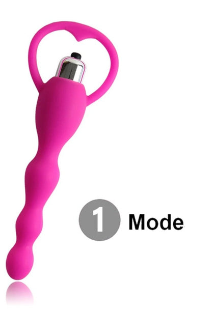 Beginner pink vibrating butt plug.